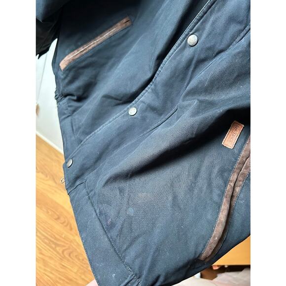 Outback Trading Co jacket men's xxl blue fleece lined zip button imperfect - Picture 4 of 16